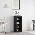 vidaXL Sideboard met LED-verlichting Zwart Eiken 41x37x100, Verzenden, Nieuw