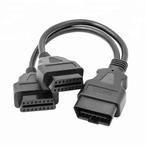 Universele 16-pins OBD2 Verleng- Splitterkabel 2-delig (30 c, Verzenden, Nieuw