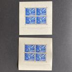 Nederland 1940 - Legioenblokjes - met plaatfouten en, Postzegels en Munten, Gestempeld