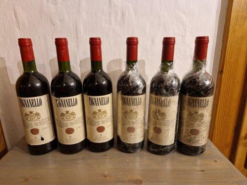 1995 Antinori, Tignanello - Toscane IGT - 6 Fles (0,75, Verzamelen, Wijnen