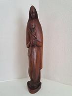 Beeld, Maria met kindje Jezus - 37.5 cm - Hout