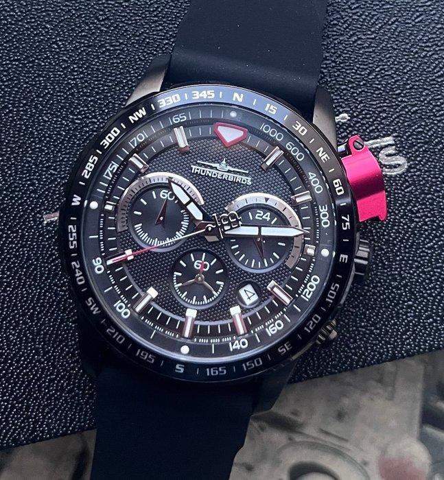 Thunderbirds - Zonder Minimumprijs - Black Edition Chrono, Handtassen en Accessoires, Horloges | Heren