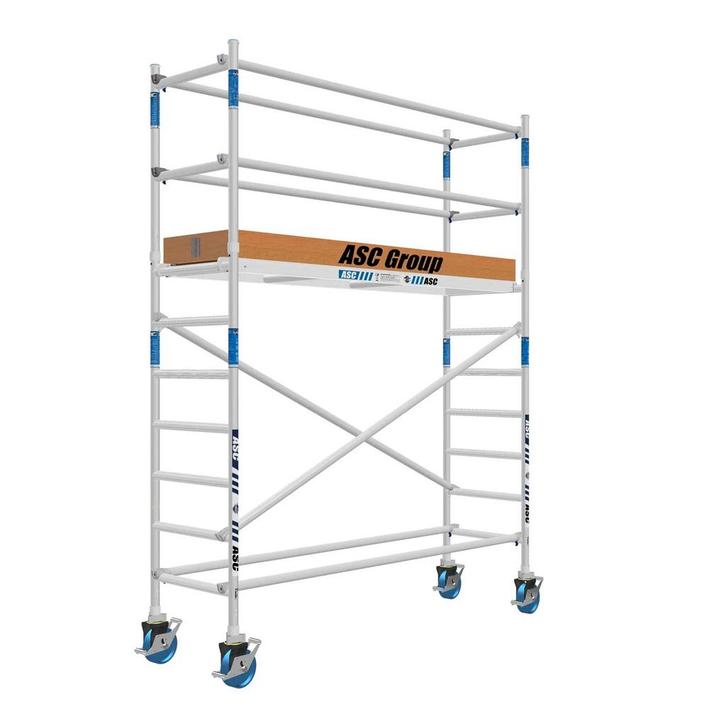 ASC Rolsteiger 75 x 4.2 mtr werkhoogte, Doe-het-zelf en Bouw, Steigers, Rolsteiger of Kamersteiger, Nieuw, 2 tot 5 meter, Verzenden