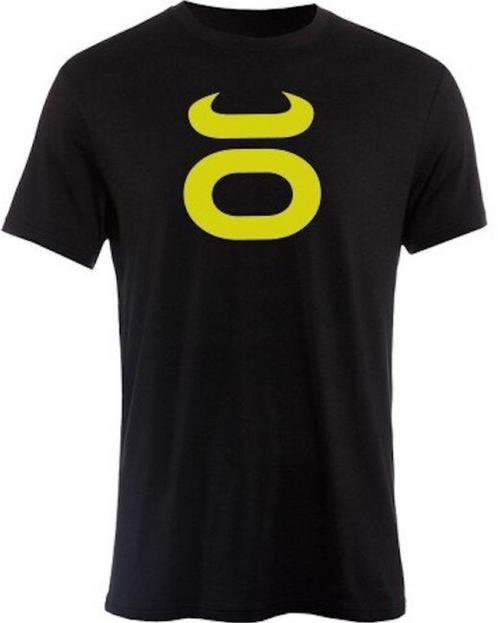 Tenacity Cotton Logo T-shirts Zwart Geel, Kleding | Heren, Sportkleding, Geel, Maat 46 (S) of kleiner, Nieuw, Vechtsport, Verzenden