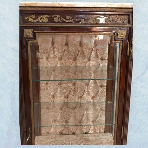 Vitrine - Luigi XV - Bois, Bronze, Antiek en Kunst, Antiek | Overige Antiek