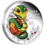 Tuvalu. 50 Cent 2013 Year of the Snake, 1/2 Oz (.999)
