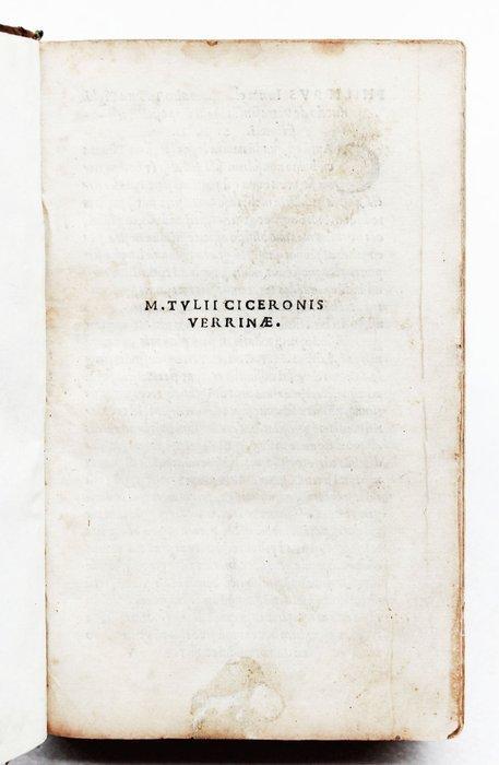 Cicerone - [Post Incunable] Verrinae - 1515, Antiquités & Art, Antiquités | Livres & Manuscrits