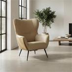 Leren fauteuil Flair Duo, Huis en Inrichting, Eigentijds, Modern, Retro, Romantisch, Nieuw, Ophalen of Verzenden, 75 tot 100 cm