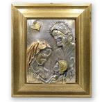 Creazioni Artistche - Rilievo La Sacra Famiglia - Argento