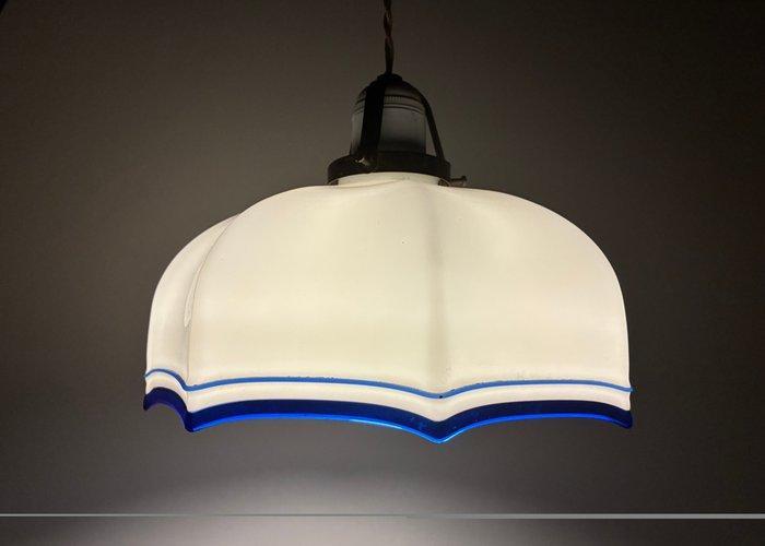 Lampe à suspendre - Opaline - lustre, Antiek en Kunst, Curiosa en Brocante