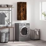 vidaXL Bovenkast 34,5x34x90 cm gerookt eikenkleurig, Huis en Inrichting, Kasten | Dressoirs, Verzenden, Nieuw