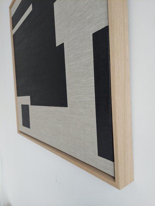 FRANCESC BERGADA - Lines Of Construction -A-, Antiek en Kunst, Kunst | Schilderijen | Modern