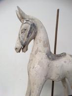 Figure - Carousel paard op standaard - Bois, Antiek en Kunst