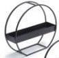 Metalen frame Rond met plateau voor steekschuim 35x11x33 cm, Nieuw