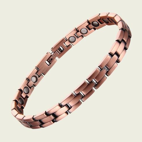 Luxe gezondheidsarmband magnetisch koper - 0,7 cm E, Sport en Fitness, Gezondheidsproducten en Wellness, Ophalen of Verzenden