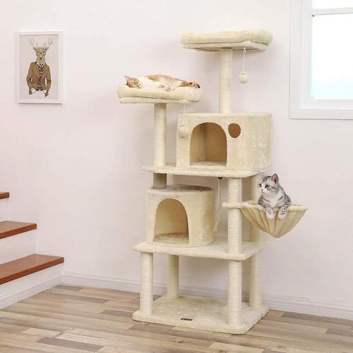 Klimboom - LuxeKatten - Stevig &amp; Zacht - Beige, Dieren en Toebehoren, Katten-accessoires, Nieuw, Ophalen of Verzenden