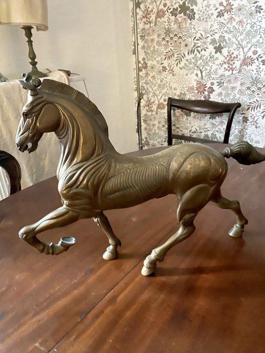 Ludovico De Luigi - sculptuur, “Cavallo” - 37 cm - Brons -, Antiek en Kunst, Antiek | Overige Antiek