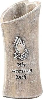 Grafvaas We missen je Wir vermissen dich Polystone, Hobby en Vrije tijd, Knutselen, Nieuw