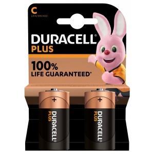 Duracell batterij alk plus c 2x, Doe-het-zelf en Bouw, Elektriciteit en Kabels