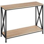 tectake Consoletafel Tacoma 100x35x80,5cm - Industrieel lich, Huis en Inrichting, Tafels | Bijzettafels, Verzenden, Nieuw