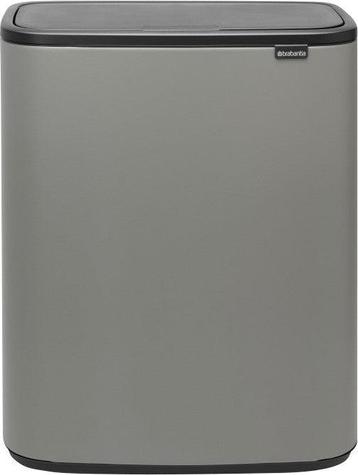 Brabantia Bo Touch Bin 2 x 30 Liter Mineral Prullenbakken beschikbaar voor biedingen