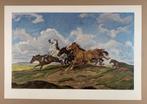 Alfred Roloff - Galoppierende Pferde - Antiquarian Collotype