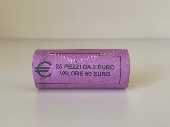 Italië. 2 Euro 2025 “Amerigo Vespucci” (25 coins) in Roll, Timbres & Monnaies, Monnaies | Europe | Monnaies euro