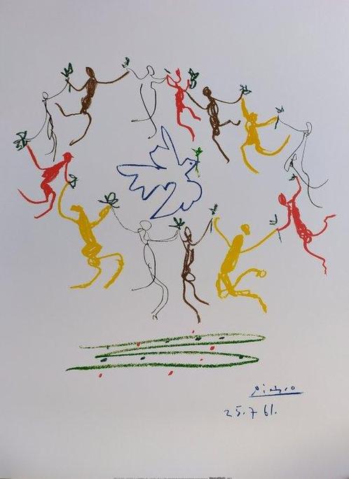Pablo Picasso (1881-1973) (after) - La Ronde de la, Antiek en Kunst, Kunst | Tekeningen en Fotografie