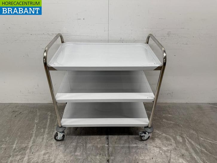 RVS Zorro Serveerwagen 3 lagen 86 cm Horeca, Zakelijke goederen, Horeca | Meubilair en Inrichting, Ophalen of Verzenden