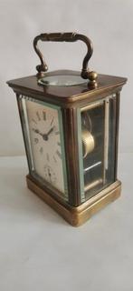 Rijtuigklok, Wekker - Ottone-Vetro - Acciaio - 1850-1900, Antiek en Kunst