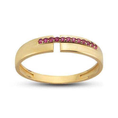 Sans Prix de Réserve - Bague - 14 carats Or jaune Rubis, Handtassen en Accessoires, Ringen