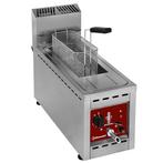 Friteuse | Gas | 8L | 100°C/190°C | 6.23kW | Aftapkraan |, Zakelijke goederen, Verzenden, Nieuw in verpakking