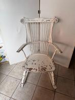 Chaise à bascule - Chêne - Chaise à bascule blanche dans le, Antiquités & Art