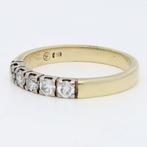 Ring - 14 karaat Witgoud, Geel goud Diamant (Natuurlijk) -