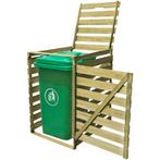 vidaXL Containerberging enkel 240 L geïmpregneerd hout, Doe-het-zelf en Bouw, Containers, Verzenden