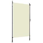 vidaXL Store roulant dextÃ©rieur 120 x 270 cm CrÃ¨me, Verzenden, Neuf