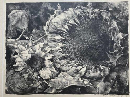Aart van Dobbenburgh (1899-1988) - Zonnebloemen, Antiek en Kunst, Antiek | Overige Antiek