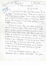 Jean Guitton - chronique de 3 pages autographe signée - 1961, Nieuw