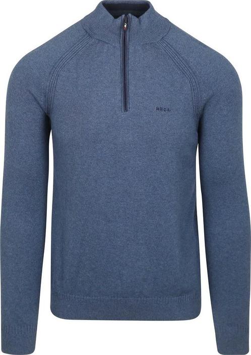 NZA Half Zip Trui Clive Blauw maat Maat 52/54 (L) Heren, Kleding | Heren, Truien en Vesten, Blauw, Nieuw, Maat 52/54 (L), Verzenden
