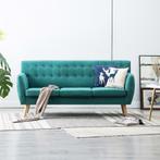 vidaXL Driezitsbank 172x70x82 cm stof groen, Verzenden, Nieuw