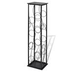 Wijnrek Zwart Metaal | OP = OP | Cadeau Idee!, Huis en Inrichting, 5 tot 15 flessen, Verzenden, Nieuw, Metaal