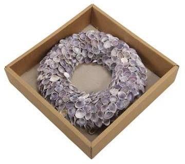 Schelpenkrans Blue Chippy 30 cm, Hobby en Vrije tijd, Knutselen, Nieuw