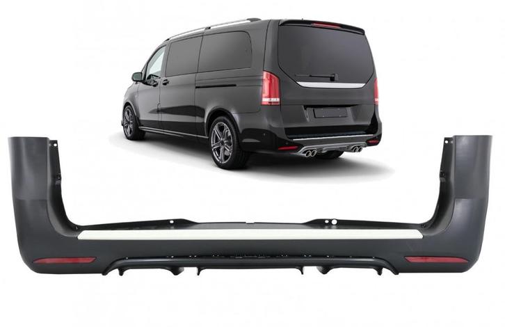 Achterbumper | Mercedes-Benz | Vito / V-klasse 14-19 5d bus, Auto-onderdelen, Carrosserie, Nieuw, Mercedes-Benz, Verzenden
