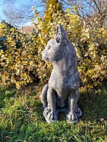 Beeld, Cat - 39 cm - Beton beschikbaar voor biedingen