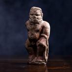 Het oude Egypte, kalksteen enorm God Bes - 19 cm, Verzamelen