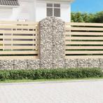 vidaXL Schanskorf gewelfd 100x30x220/240 cm gegalvaniseerd, Tuin en Terras, Verzenden, Nieuw