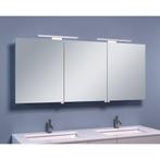 BWS LED Spiegelkast Luxe Aluminium 140x60x14 cm, Doe-het-zelf en Bouw, Ophalen of Verzenden, Nieuw, Overige typen