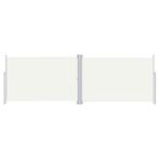 Creme Windscherm 6m Breed - OP = OP - Tuin Afscherming -40%, Tuin en Terras, Staal, Nieuw, 200 cm of meer, Verzenden