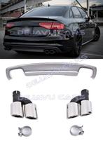 S4 Look Diffuser + Uitlaat sierstukken voor Audi A4 B8.5 (S, Ophalen of Verzenden