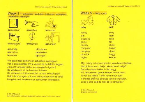 Alles-in-1 Leeskaarten Project 5 Wat groeit en bloeit, Livres, Livres scolaires, Envoi
